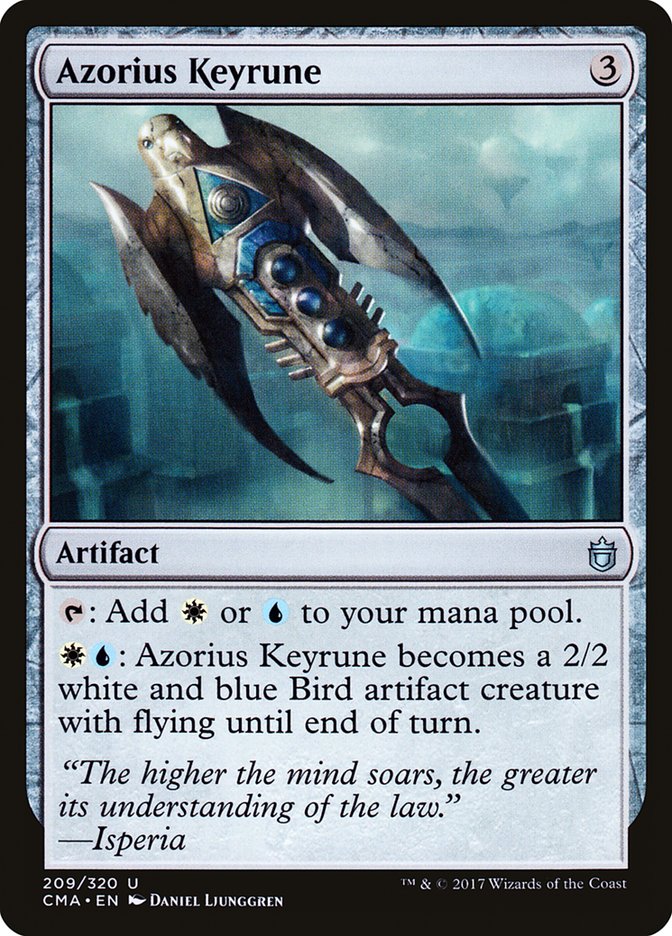 Azorius Keyrune [Commander Anthology] | Deep Dive Games St. Marys