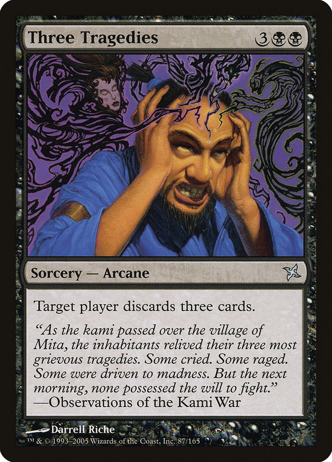 Three Tragedies [Betrayers of Kamigawa] | Deep Dive Games St. Marys