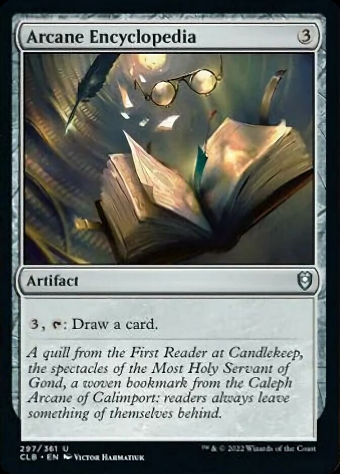 Arcane Encyclopedia [Commander Legends: Battle for Baldur's Gate] | Deep Dive Games St. Marys