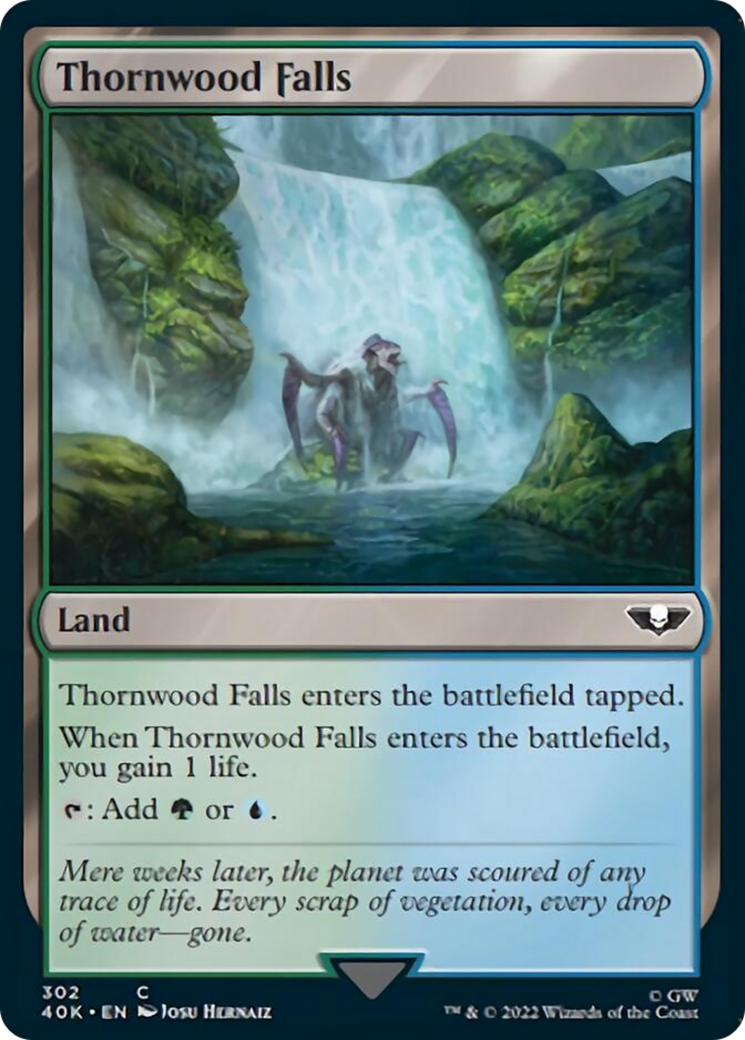 Thornwood Falls (Surge Foil) [Warhammer 40,000] | Deep Dive Games St. Marys