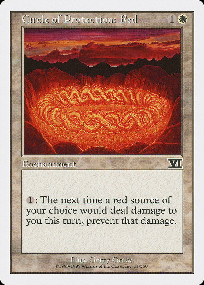 Circle of Protection: Red [Classic Sixth Edition] | Deep Dive Games St. Marys