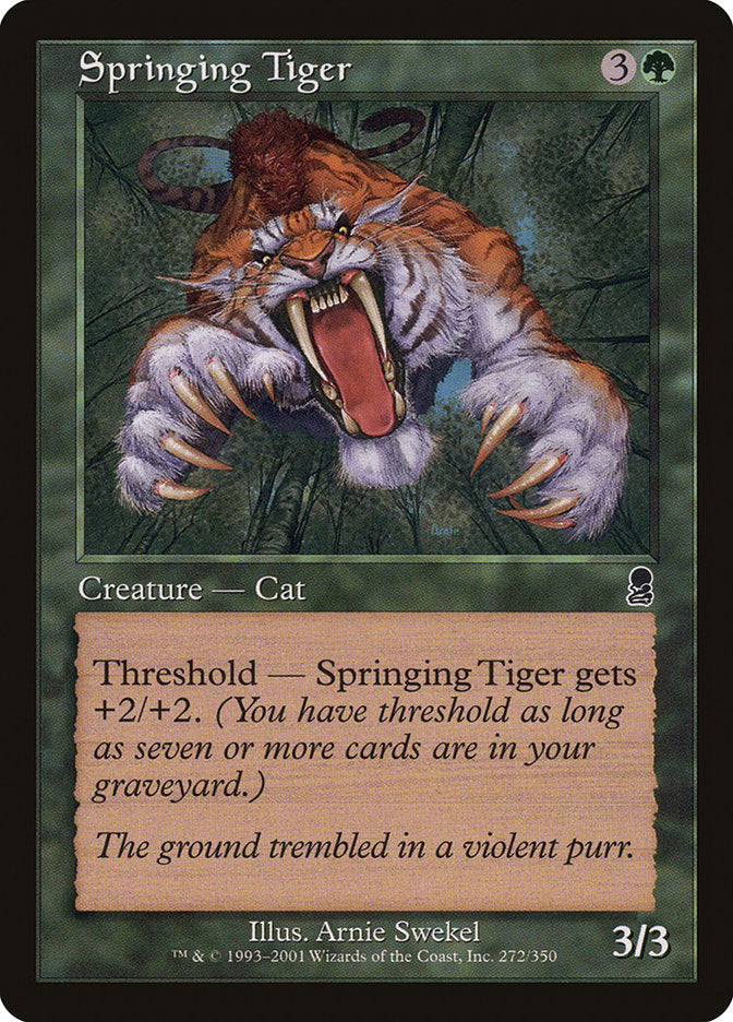Springing Tiger [Odyssey] | Deep Dive Games St. Marys