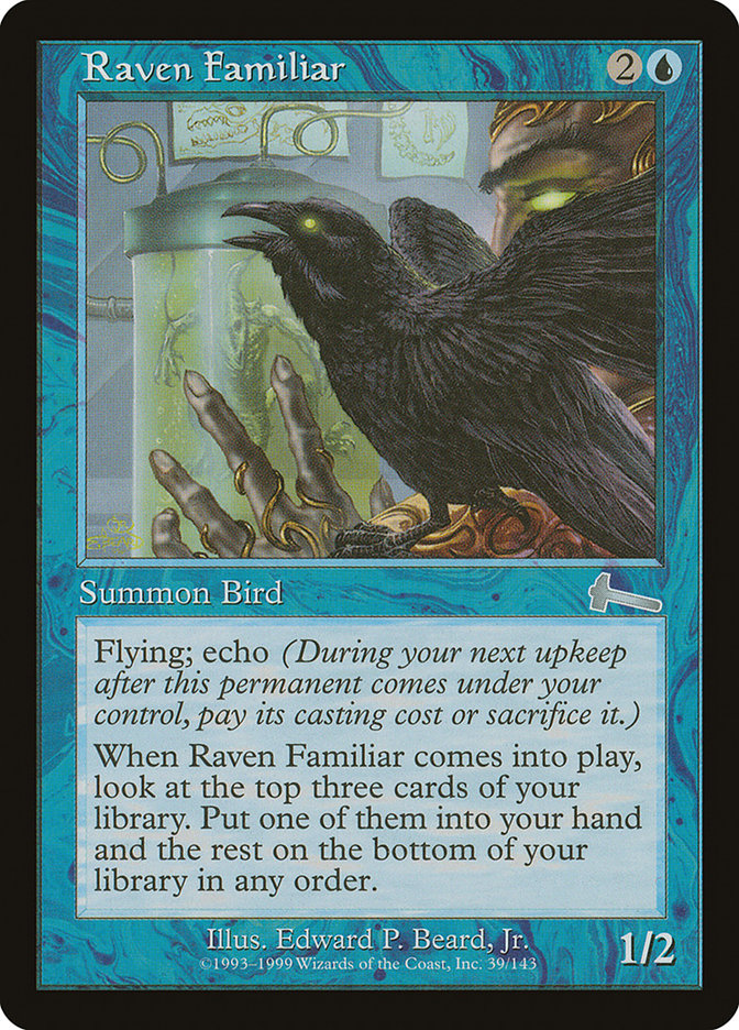 Raven Familiar [Urza's Legacy] | Deep Dive Games St. Marys