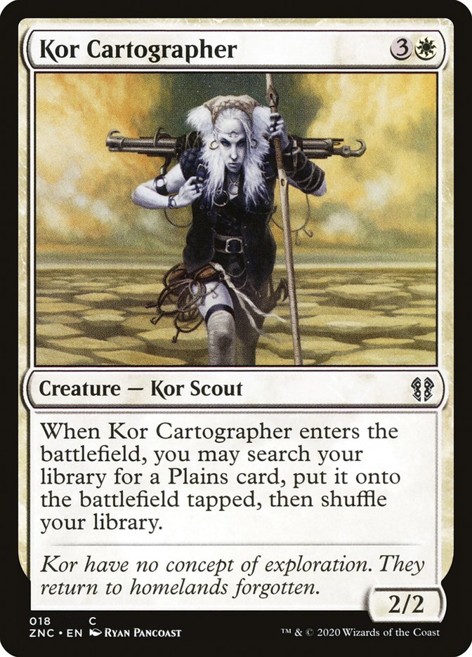 Kor Cartographer [Zendikar Rising Commander] | Deep Dive Games St. Marys