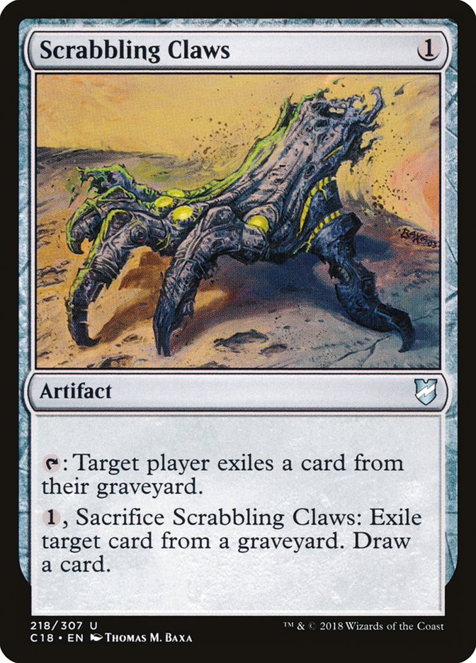 Scrabbling Claws [Commander 2018] | Deep Dive Games St. Marys
