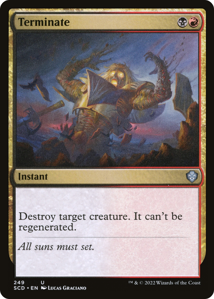 Terminate [Starter Commander Decks] | Deep Dive Games St. Marys