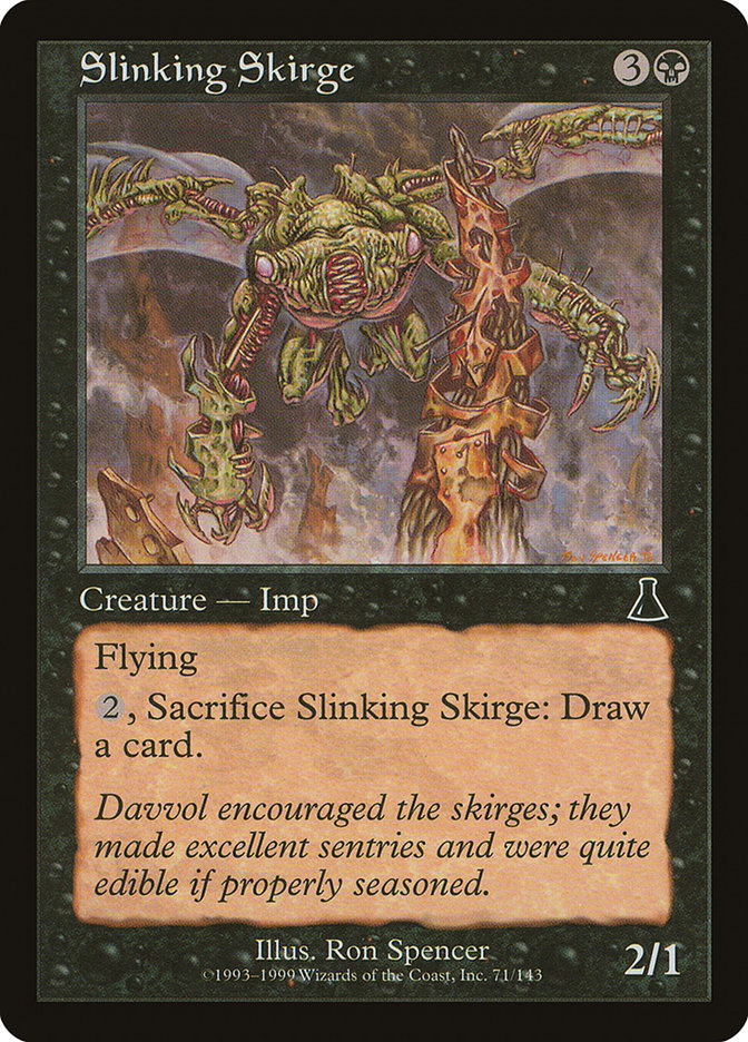 Slinking Skirge [Urza's Destiny] | Deep Dive Games St. Marys