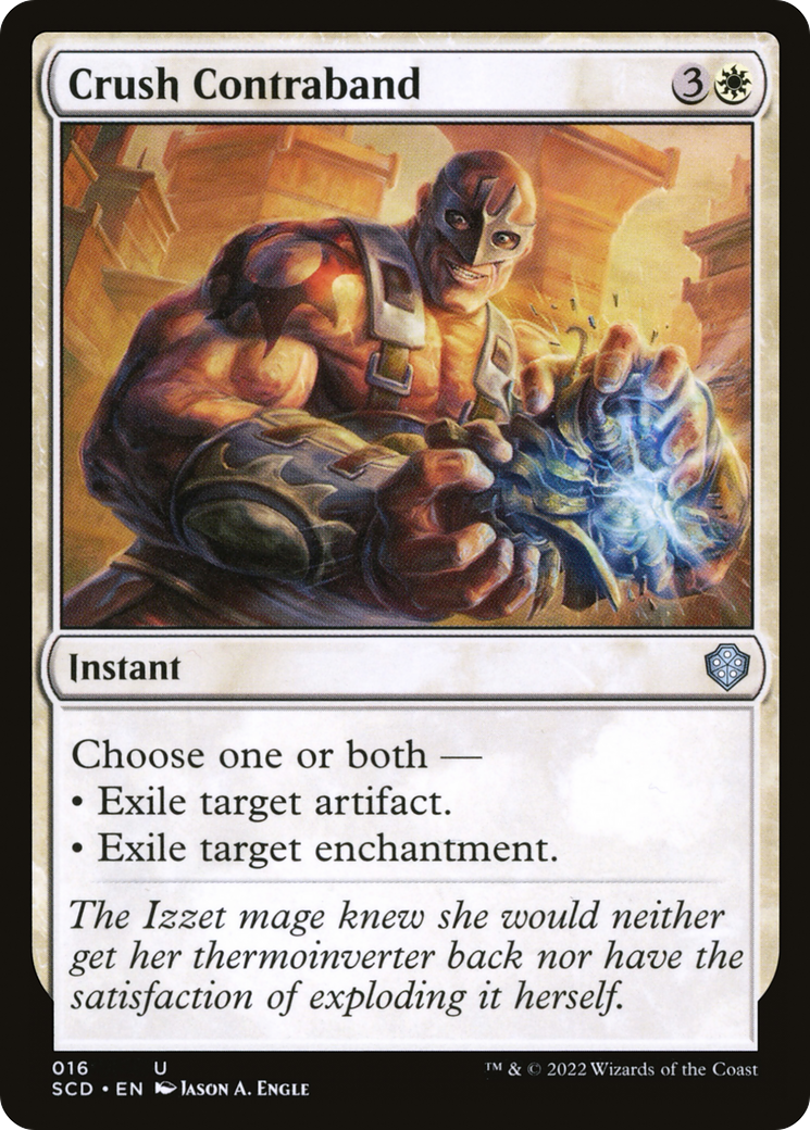 Crush Contraband [Starter Commander Decks] | Deep Dive Games St. Marys