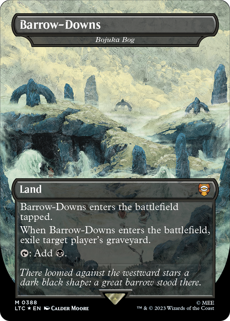 Bojuka Bog - Barrow-Downs (Surge Foil Realms and Relics) [The Lord of the Rings: Tales of Middle-Earth Commander] | Deep Dive Games St. Marys