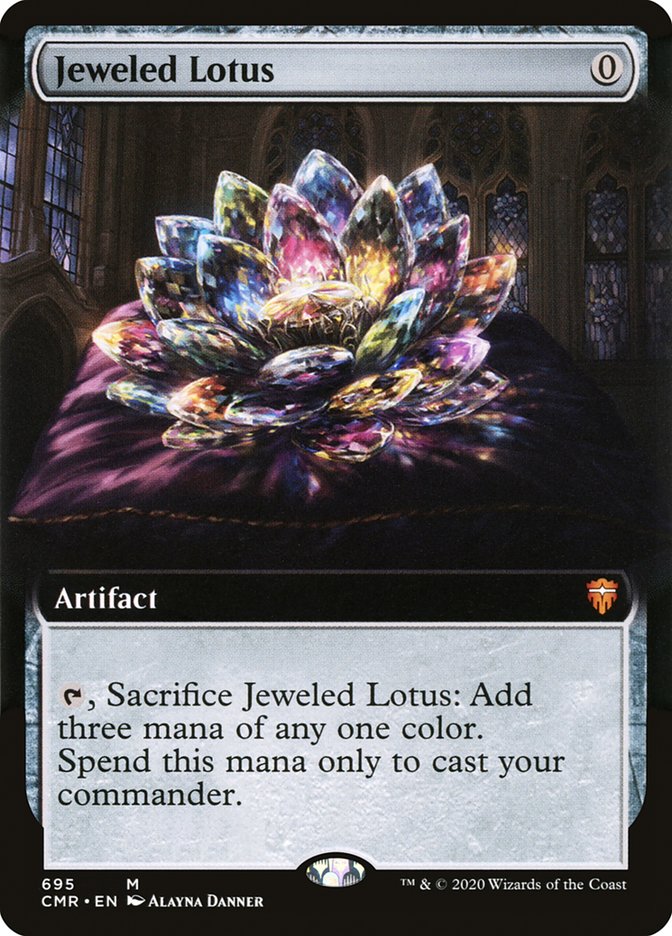 Jeweled Lotus (Extended Art) [Commander Legends] | Deep Dive Games St. Marys