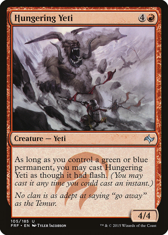 Hungering Yeti [Fate Reforged] | Deep Dive Games St. Marys