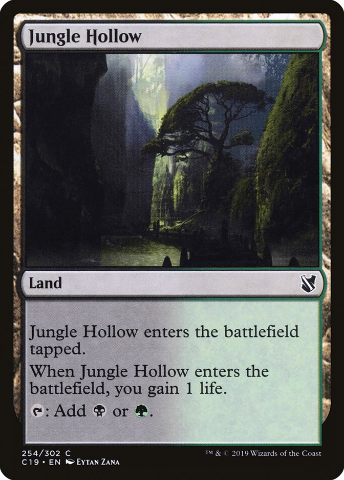 Jungle Hollow [Commander 2019] | Deep Dive Games St. Marys