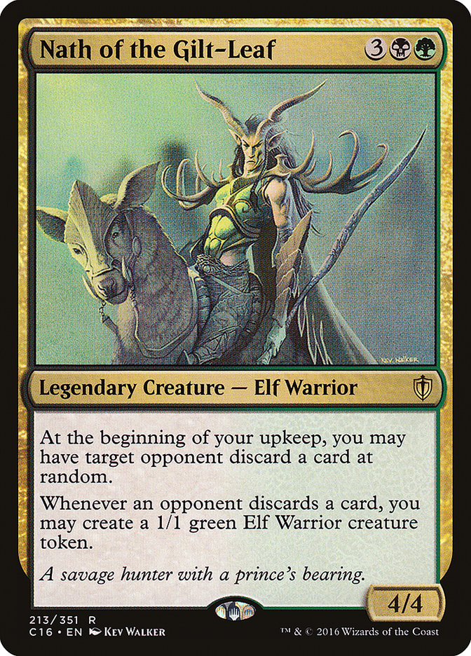 Nath of the Gilt-Leaf [Commander 2016] | Deep Dive Games St. Marys
