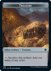 Treasure // Treasure Double-Sided Token [Starter Commander Decks] | Deep Dive Games St. Marys