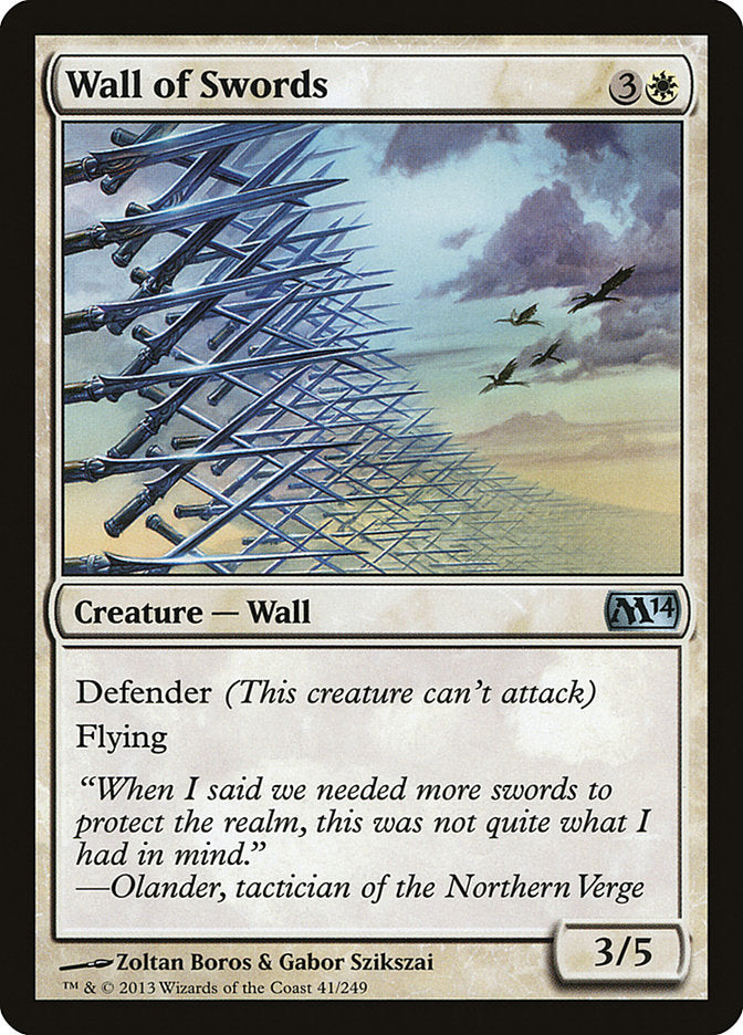 Wall of Swords [Magic 2014] | Deep Dive Games St. Marys