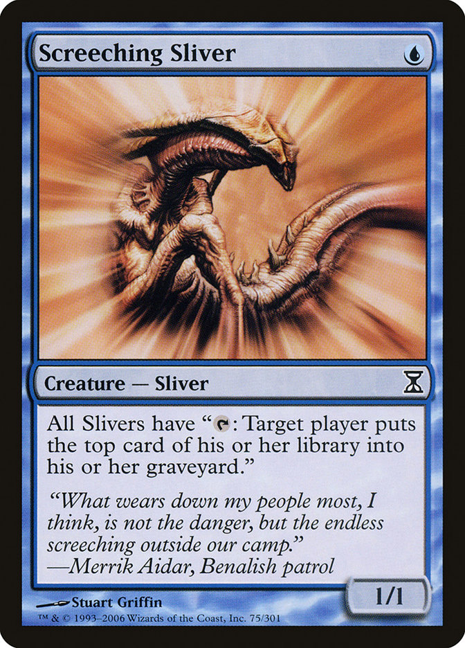 Screeching Sliver [Time Spiral] | Deep Dive Games St. Marys