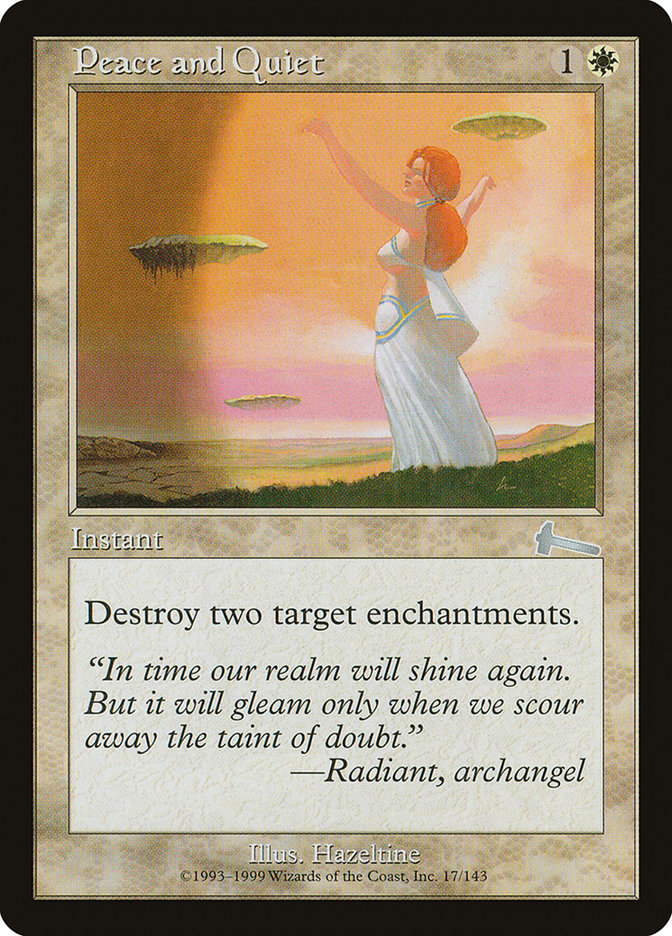 Peace and Quiet [Urza's Legacy] | Deep Dive Games St. Marys