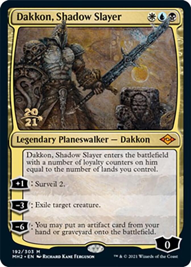 Dakkon, Shadow Slayer [Modern Horizons 2 Prerelease Promos] | Deep Dive Games St. Marys
