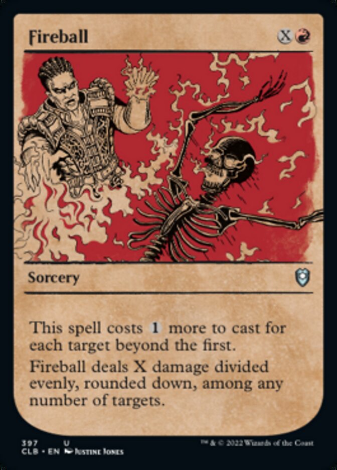 Fireball (Showcase) [Commander Legends: Battle for Baldur's Gate] | Deep Dive Games St. Marys