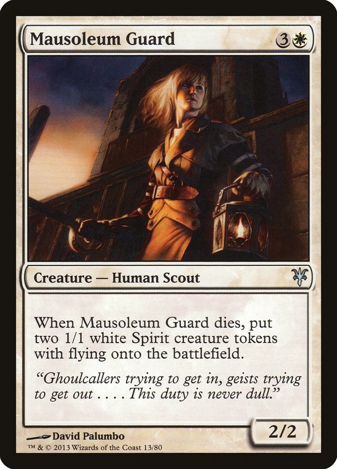 Mausoleum Guard [Duel Decks: Sorin vs. Tibalt] | Deep Dive Games St. Marys