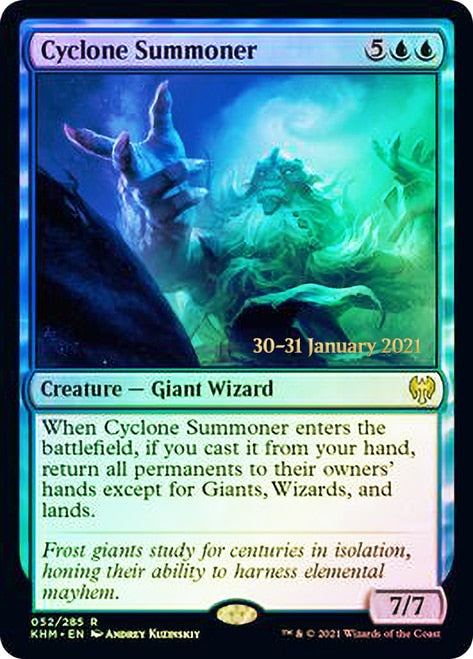 Cyclone Summoner [Kaldheim Prerelease Promos] | Deep Dive Games St. Marys