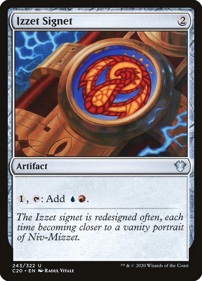 Izzet Signet [Commander 2020] | Deep Dive Games St. Marys