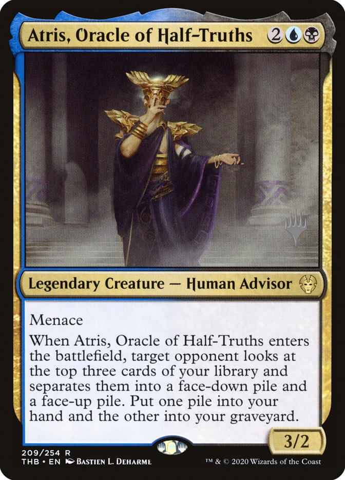 Atris, Oracle of Half-Truths (Promo Pack) [Theros Beyond Death Promos] | Deep Dive Games St. Marys