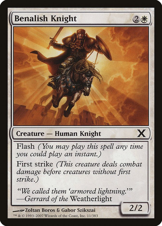 Benalish Knight [Tenth Edition] | Deep Dive Games St. Marys