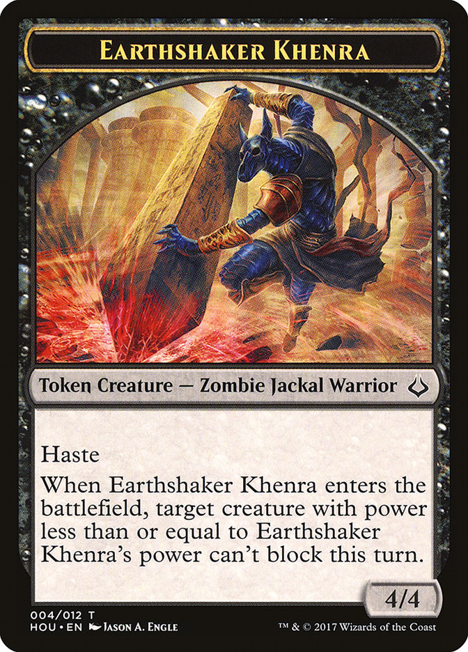 Earthshaker Khenra Token [Hour of Devastation Tokens] | Deep Dive Games St. Marys