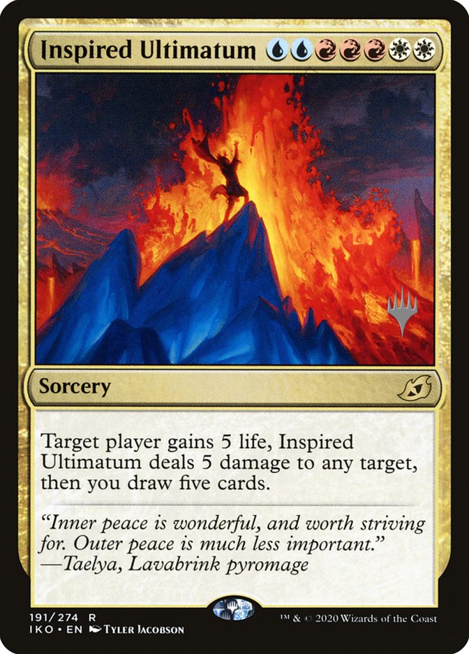 Inspired Ultimatum (Promo Pack) [Ikoria: Lair of Behemoths Promos] | Deep Dive Games St. Marys