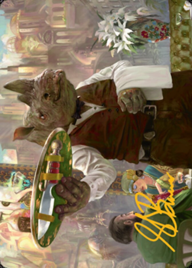 Killer Service Art Card (Gold-Stamped Signature) [Streets of New Capenna Art Series] | Deep Dive Games St. Marys