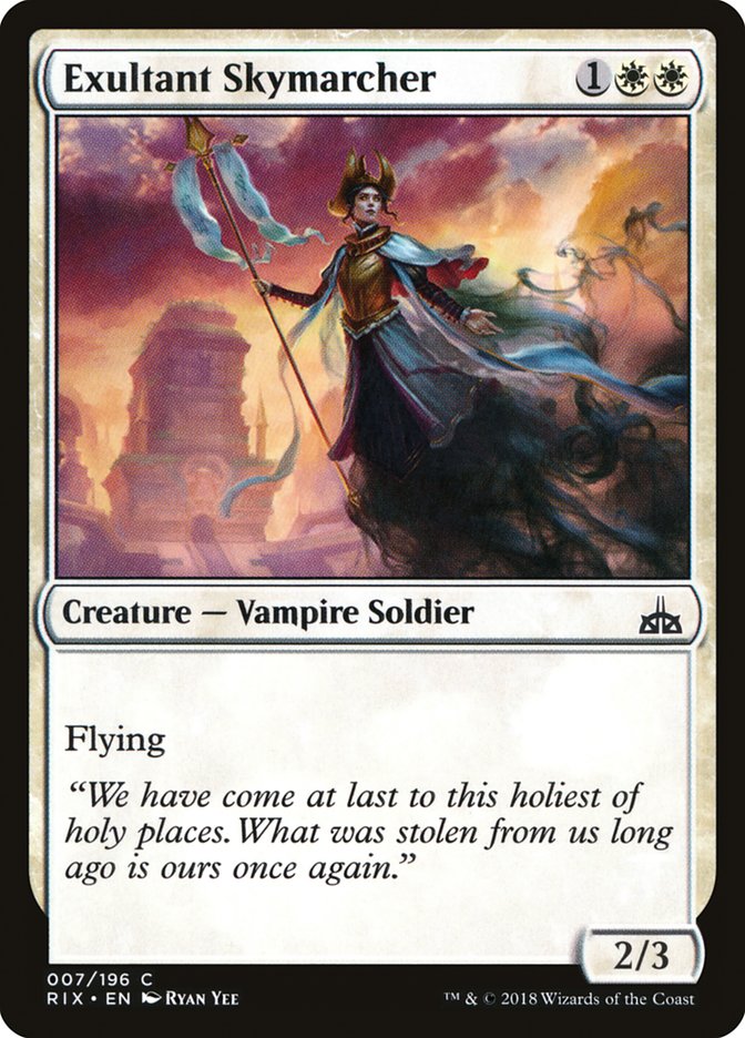 Exultant Skymarcher [Rivals of Ixalan] | Deep Dive Games St. Marys