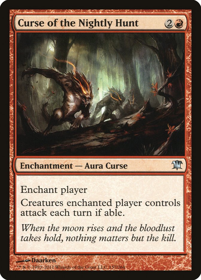 Curse of the Nightly Hunt [Innistrad] | Deep Dive Games St. Marys