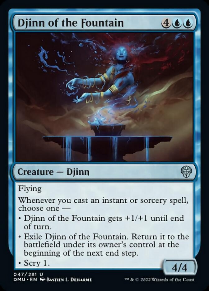 Djinn of the Fountain [Dominaria United] | Deep Dive Games St. Marys