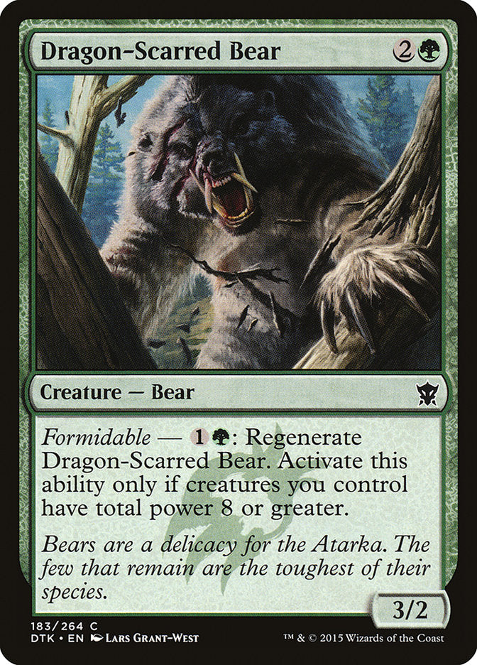 Dragon-Scarred Bear [Dragons of Tarkir] | Deep Dive Games St. Marys