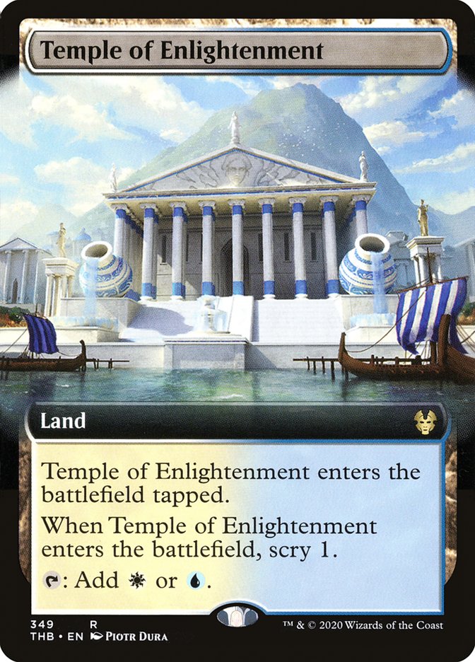Temple of Enlightenment (Extended Art) [Theros Beyond Death] | Deep Dive Games St. Marys