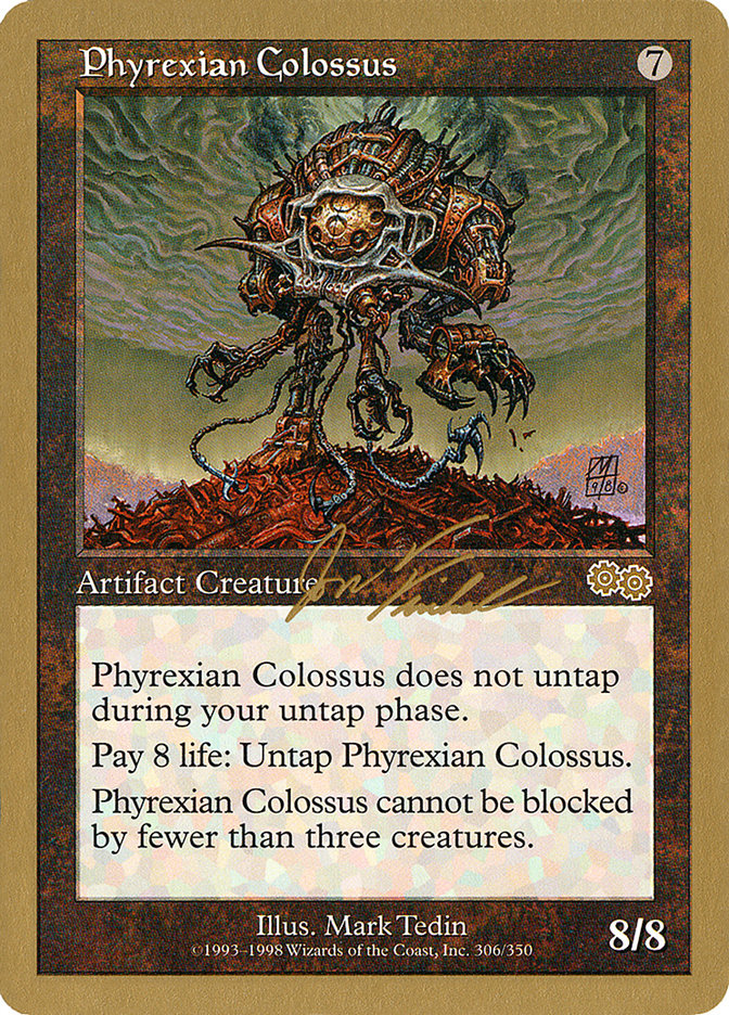 Phyrexian Colossus (Jon Finkel) [World Championship Decks 2000] | Deep Dive Games St. Marys