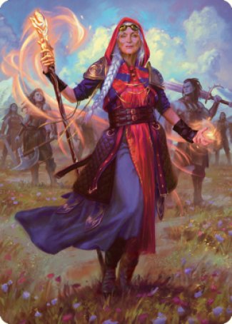 Jaya, Fiery Negotiator Art Card 1 [Dominaria United Art Series] | Deep Dive Games St. Marys