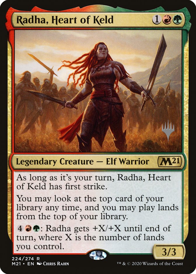 Radha, Heart of Keld (Promo Pack) [Core Set 2021 Promos] | Deep Dive Games St. Marys