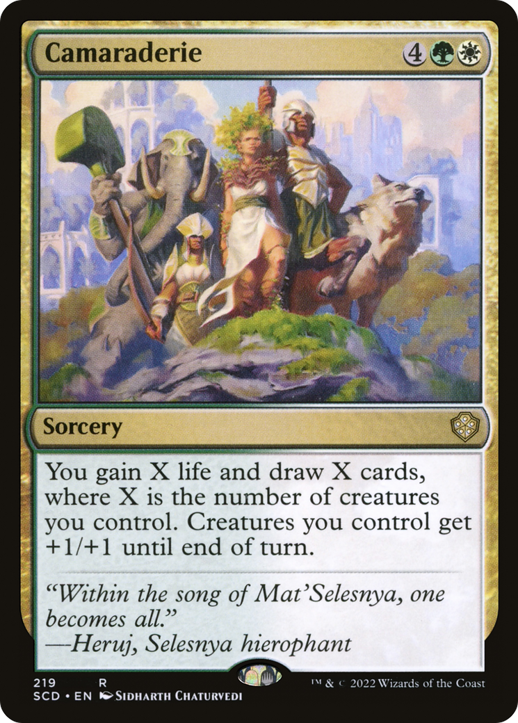 Camaraderie [Starter Commander Decks] | Deep Dive Games St. Marys