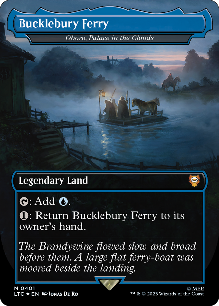 Oboro, Palace in the Clouds - Bucklebury Ferry (Surge Foil Realms and Relics) [The Lord of the Rings: Tales of Middle-Earth Commander] | Deep Dive Games St. Marys