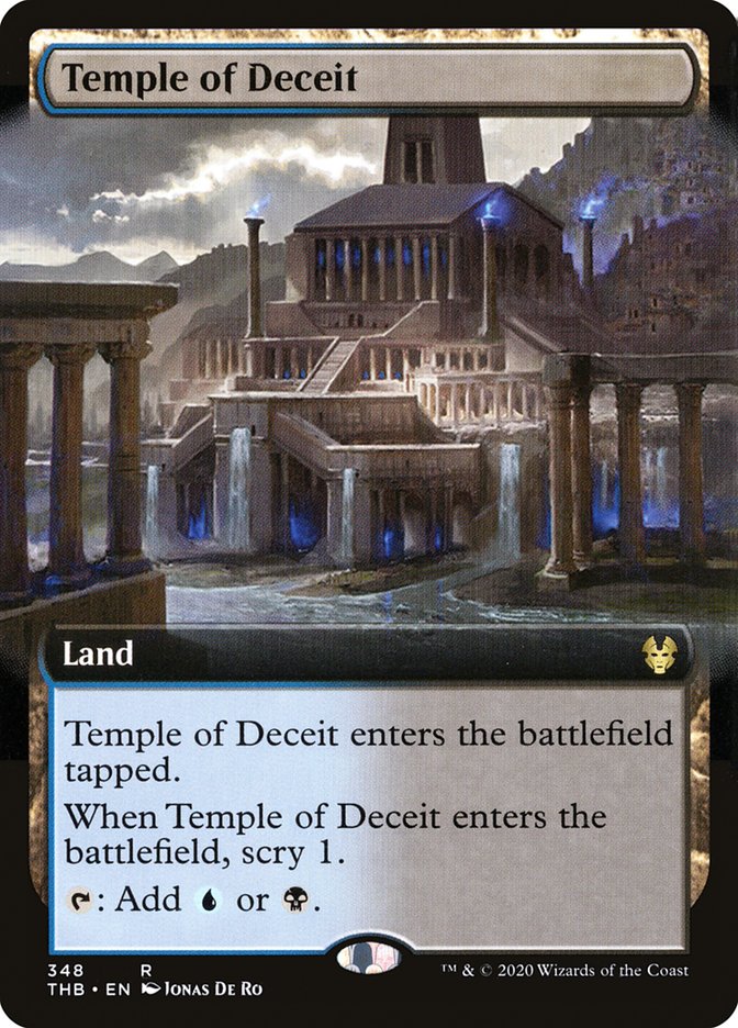 Temple of Deceit (Extended Art) [Theros Beyond Death] | Deep Dive Games St. Marys
