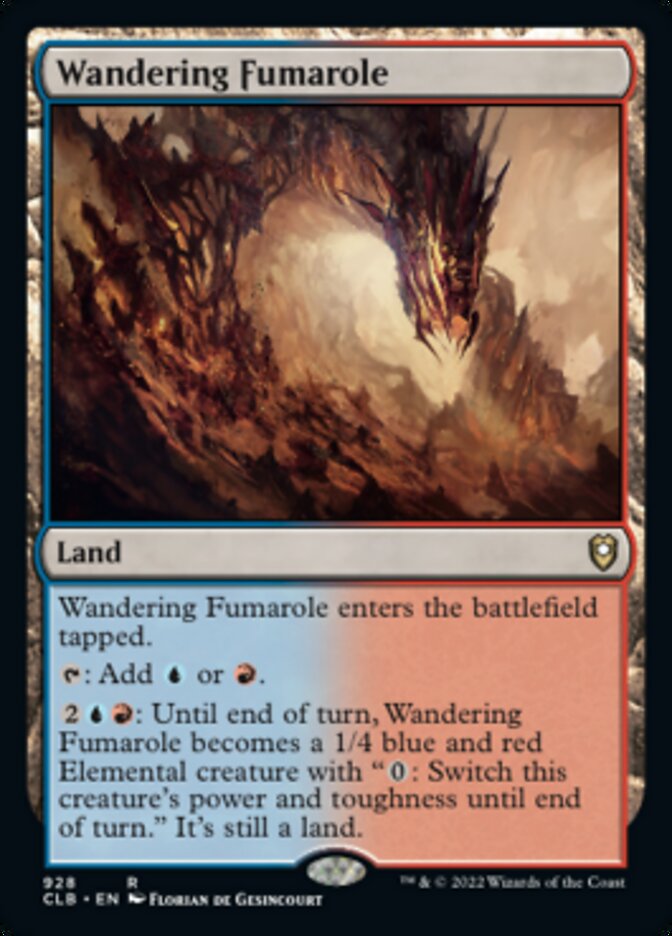Wandering Fumarole [Commander Legends: Battle for Baldur's Gate] | Deep Dive Games St. Marys