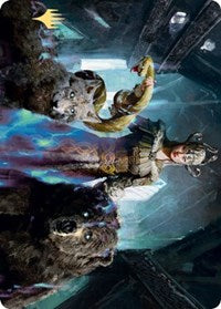 Kolvori, God of Kinship Art Card (Gold-Stamped Signature) [Kaldheim Art Series] | Deep Dive Games St. Marys