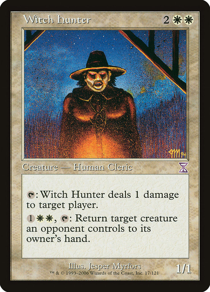Witch Hunter [Time Spiral Timeshifted] | Deep Dive Games St. Marys
