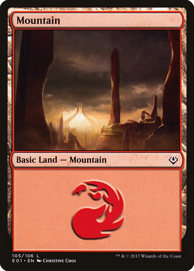 Mountain (105) [Archenemy: Nicol Bolas] | Deep Dive Games St. Marys