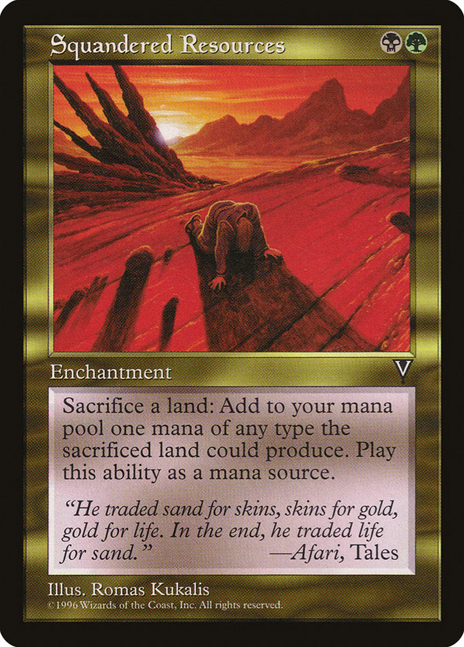 Squandered Resources [Visions] | Deep Dive Games St. Marys