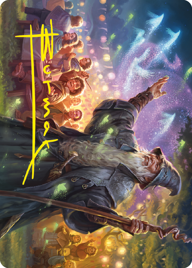 Gandalf, Friend of the Shire Art Card (Gold-Stamped Signature) [The Lord of the Rings: Tales of Middle-earth Art Series] | Deep Dive Games St. Marys