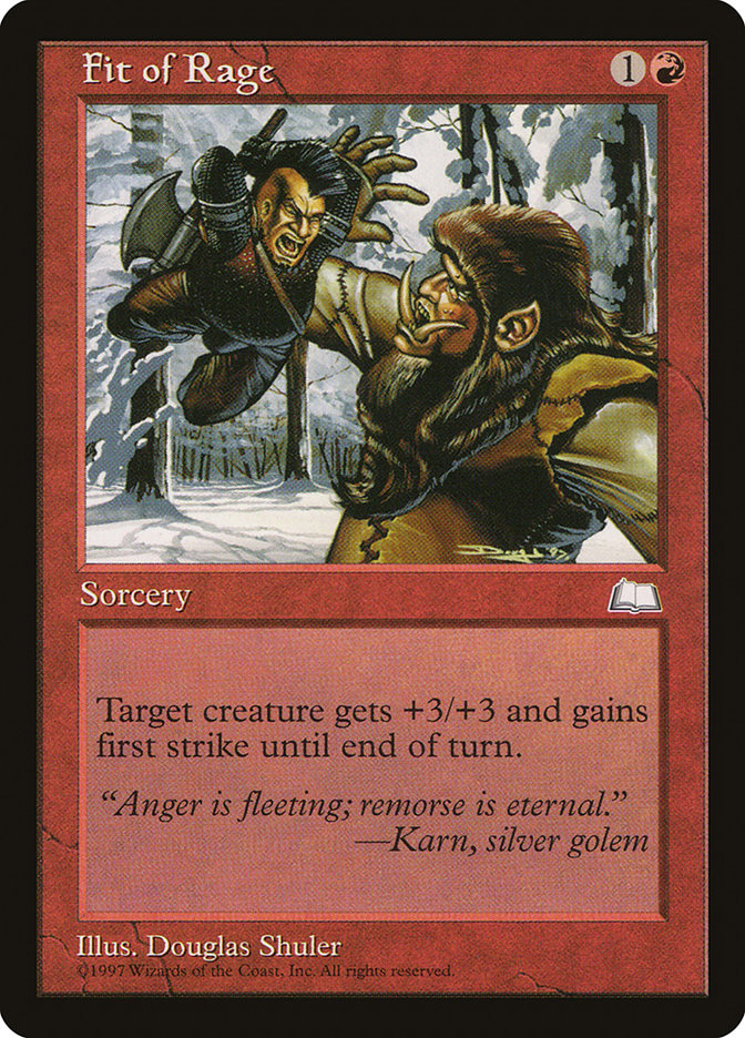Fit of Rage [Weatherlight] | Deep Dive Games St. Marys