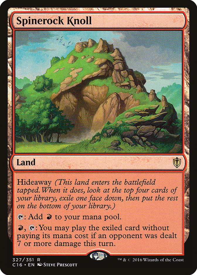 Spinerock Knoll [Commander 2016] | Deep Dive Games St. Marys